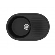 Кухонная мойка Ecology Stone R-16-344 ультра-чёрный 720x455мм
