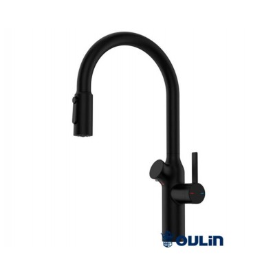 Смеситель с дозатором OULIN OL-8018 Black Смеситель с дозатором OULIN OL-8018 Black
