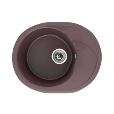 Кухонная мойка Ecology Stone R-17-345 шоколад 570x465мм Кухонная мойка Ecology Stone R-17-345 шоколад 570x465мм