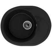 Кухонная мойка Ecology Stone R-17-344 ультра-чёрный 570x465мм