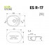 Кухонная мойка Ecology Stone R-17-344 ультра-чёрный 570x465мм Кухонная мойка Ecology Stone R-17-344 ультра-чёрный 570x465мм
