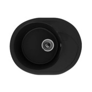 Кухонная мойка Ecology Stone R-17-344 ультра-чёрный 570x465мм