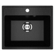 Кухонная мойка Practik PR-M 490-004 чёрный оникс