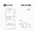 Кухонная мойка Practik PR-M 490-004 чёрный оникс Кухонная мойка Practik PR-M 490-004 чёрный оникс