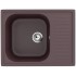 Кухонная мойка Ecology Stone R-18-345 шоколад 640x490мм Кухонная мойка Ecology Stone R-18-345 шоколад 640x490мм