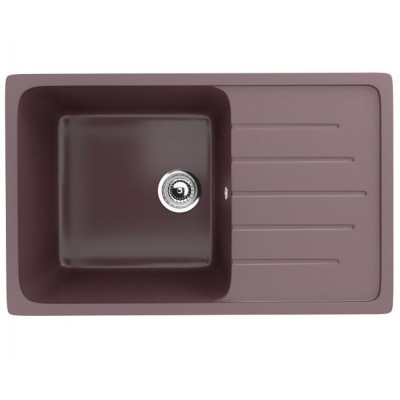 Кухонная мойка Ecology Stone R-19-344 шоколад 750x495мм Кухонная мойка Ecology Stone R-19-344 шоколад 750x495мм
