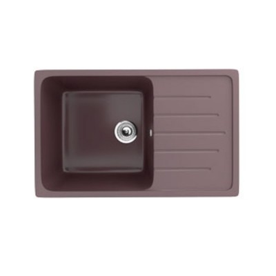 Кухонная мойка Ecology Stone R-19-344 шоколад 750x495мм Кухонная мойка Ecology Stone R-19-344 шоколад 750x495мм