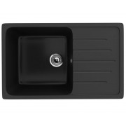 Кухонная мойка Ecology Stone R-19-344 ультра-чёрный 750x495мм