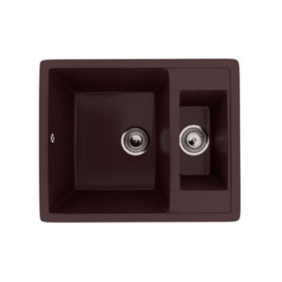 Кухонная мойка Ecology Stone R-21-345 шоколад 600x485мм Кухонная мойка Ecology Stone R-21-345 шоколад 600x485мм