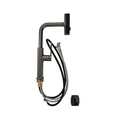 Смеситель кухонный MAGNUS 8264 Г-образный выдвижной, графит Смеситель кухонный MAGNUS 8264 Г-образный выдвижной, графит