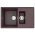 Кухонная мойка Ecology Stone R-22-345 шоколад 770x495мм Кухонная мойка Ecology Stone R-22-345 шоколад 770x495мм