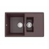 Кухонная мойка Ecology Stone R-22-345 шоколад 770x495мм Кухонная мойка Ecology Stone R-22-345 шоколад 770x495мм