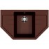 Кухонная мойка Ecology Stone R-24-345 шоколад 780x490мм Кухонная мойка Ecology Stone R-24-345 шоколад 780x490мм