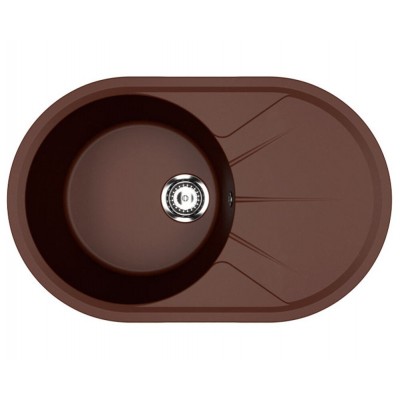 Кухонная мойка Ecology Stone R-31-345 шоколад 750x480мм Кухонная мойка Ecology Stone R-31-345 шоколад 750x480мм