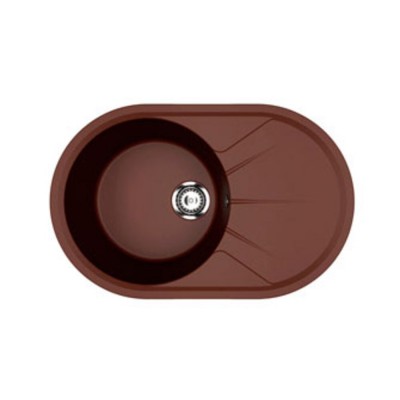 Кухонная мойка Ecology Stone R-31-345 шоколад 750x480мм Кухонная мойка Ecology Stone R-31-345 шоколад 750x480мм