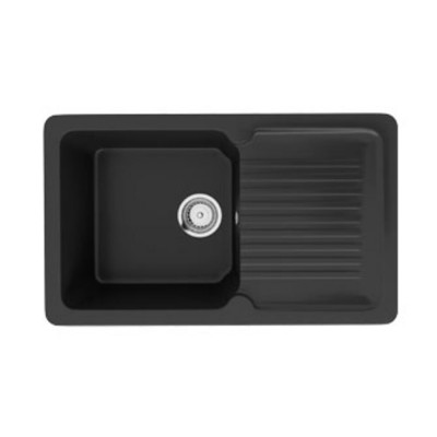 Кухонная мойка Ecology Stone R-32-344 ультра-чёрный 770x495мм Кухонная мойка Ecology Stone R-32-344 ультра-чёрный 770x495мм