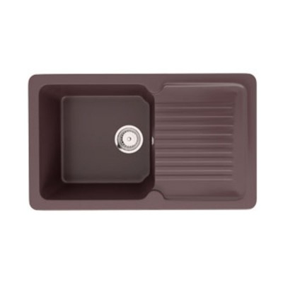 Кухонная мойка Ecology Stone R-32-345 шоколад 770x495мм Кухонная мойка Ecology Stone R-32-345 шоколад 770x495мм