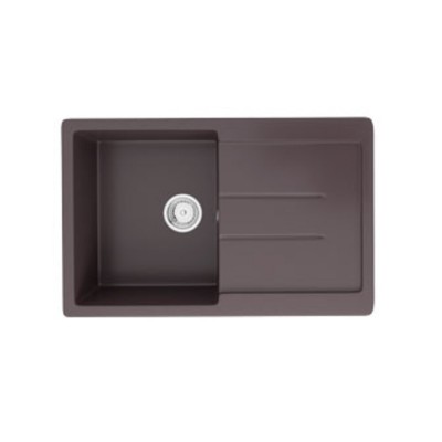 Кухонная мойка Ecology Stone R-33-345 шоколад 770x495мм Кухонная мойка Ecology Stone R-33-345 шоколад 770x495мм