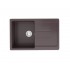 Кухонная мойка Ecology Stone R-33-345 шоколад 770x495мм Кухонная мойка Ecology Stone R-33-345 шоколад 770x495мм