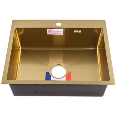 Мойка GFfrank 600x500 золото Мойка GFfrank 600x500 золото