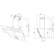 Вытяжка AKPO WK-11 Aura 60 см. черный