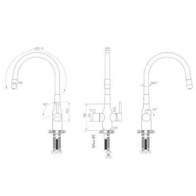 Кухонный смеситель PAULMARK Salix Sa213419-G золото (с подкл. фильтра) Кухонный смеситель PAULMARK Salix Sa213419-G золото (с подкл. фильтра)
