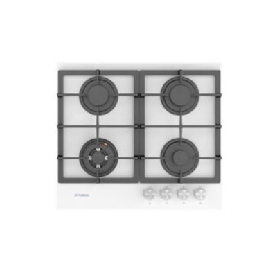 Варочная поверхность газ. Hyundai HHG 6434 WG белый Варочная поверхность газ. Hyundai HHG 6434 WG белый