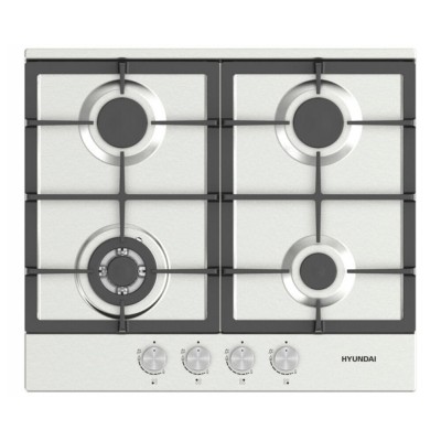 Варочная поверхность газ. Hyundai HHG 6435 IX нержавеющая сталь Варочная поверхность газ. Hyundai HHG 6435 IX нержавеющая сталь