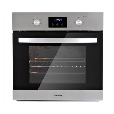 Духовой шкаф электрический Hyundai HEO 6640 IX серебристый/черный Духовой шкаф электрический Hyundai HEO 6640 IX серебристый/черный
