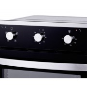 Духовой шкаф электрический Hyundai HEO 6633 IX серебристый/черный