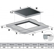 Индукционная варочная поверхность Hyundai HHI 6740 BG черный