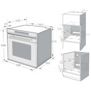 Духовой шкаф электрический AKPO PEA 7213 TDH BL