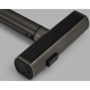 Смеситель кухонный MAGNUS 9133 Г-образный выдвижной, Графит