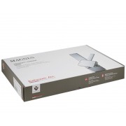Смеситель кухонный MAGNUS 9136 Г-образный выдвижной с каскадной лейкой, Графит