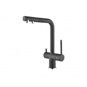 Кухонный смеситель PAULMARK SERPENTINE Se213222-DG графит (с подкл. фильтра, выдвижной излив)