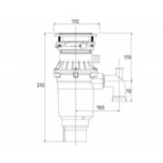 Измельчитель пищевых отходов Bone Crusher 810 Slim Line с пневмокнопкой