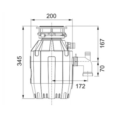 Измельчитель пищевых отходов FRANKE TURBO ELITE TE-50 Красный Измельчитель пищевых отходов FRANKE TURBO ELITE TE-50 Красный