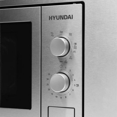 Микроволновая печь встраиваемая Hyundai HBW 2030 IX 20л. 1250Вт нержавеющая сталь Микроволновая печь встраиваемая Hyundai HBW 2030 IX 20л. 1250Вт нержавеющая сталь