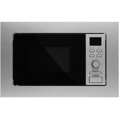 Микроволновая печь встраиваемая Hyundai HBW 2040 IX 20л. 800Вт серебристый Микроволновая печь встраиваемая Hyundai HBW 2040 IX 20л. 800Вт серебристый