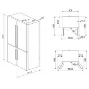 Холодильник SMEG FQ60NDE