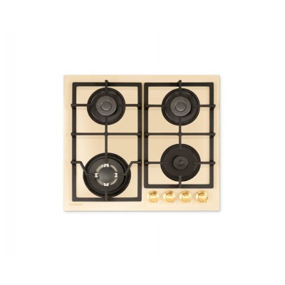 Варочная поверхность газовая Hyundai HHG 6436 BE бежевый Варочная поверхность газовая Hyundai HHG 6436 BE бежевый