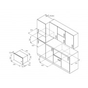 Микроволновая печь встраиваемая AKPO MEA 2001 FLAT BL
