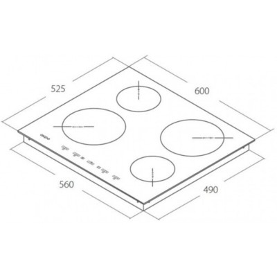 Индукционная варочная панель Akpo РIA 6082502 черный Индукционная варочная панель Akpo РIA 6082502 черный