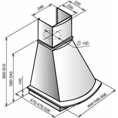 ВЫТЯЖКА ЭЛИКОР Ротонда 60 бежевый/дуб кор. ВЫТЯЖКА ЭЛИКОР Ротонда 60 бежевый/дуб кор.