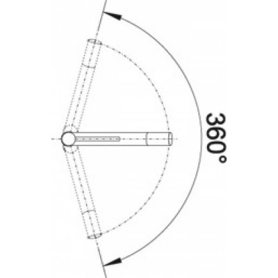 Смеситель Blanco Alta Compact хром/АЛЮМЕТАЛЛИК Смеситель Blanco Alta Compact хром/АЛЮМЕТАЛЛИК