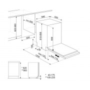 Посудомоечная машина встраиваемая SMEG STL362DQ