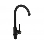 Кухонный смеситель BRIMIX 9308 С-образный излив, ЧЁРНЫЙ