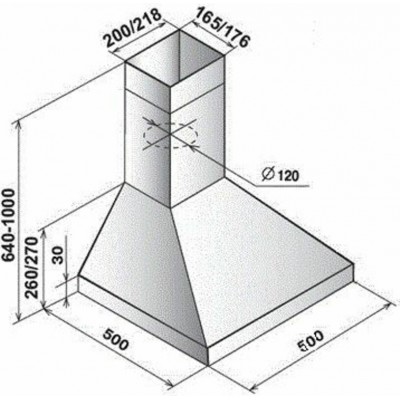 ВЫТЯЖКА ЭЛИКОР Вента 50 черный ВЫТЯЖКА ЭЛИКОР Вента 50 черный