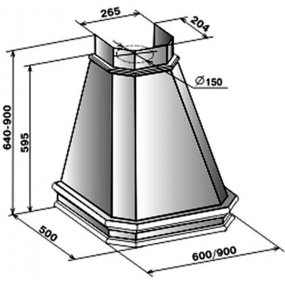 ВЫТЯЖКА ЭЛИКОР Пергола 60 бежевый/дуб бел патина ВЫТЯЖКА ЭЛИКОР Пергола 60 бежевый/дуб бел патина