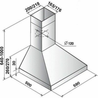 ВЫТЯЖКА ЭЛИКОР Вента 60 антрацит/рейлинг золото ВЫТЯЖКА ЭЛИКОР Вента 60 антрацит/рейлинг золото